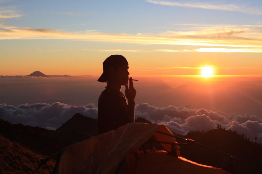 hiking rinjani